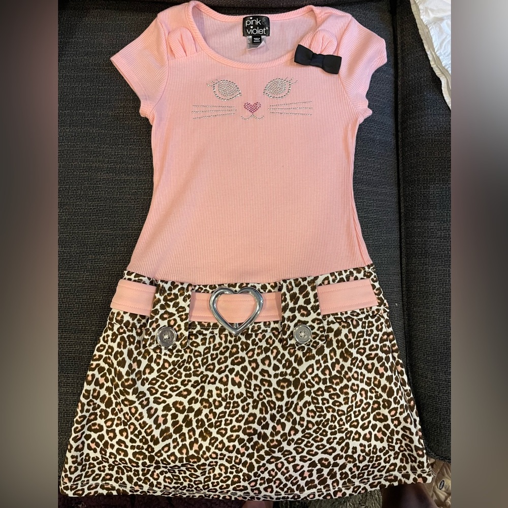 Girl Pink Violet Dress